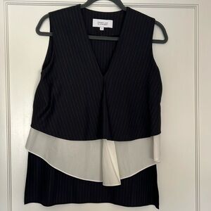 Derek Lam - Crosby 10 pin striped vest - Size 4